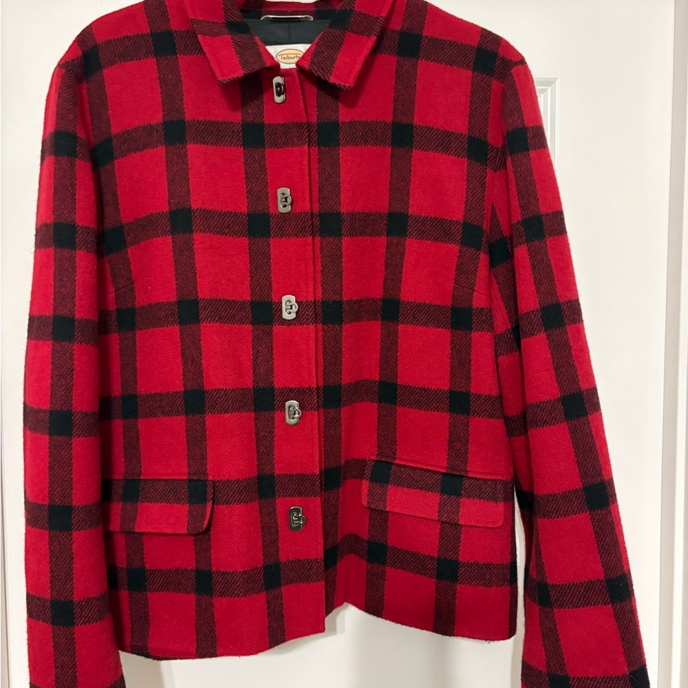Talbots vintage Plaid Jacket